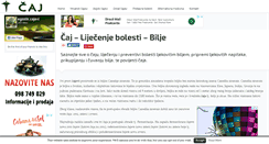 Desktop Screenshot of cajlijecenjebolesti.com