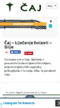 Mobile Screenshot of cajlijecenjebolesti.com